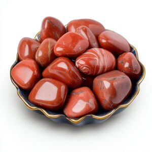 SigMntun Polished Stone Set Red Jasper Crystals