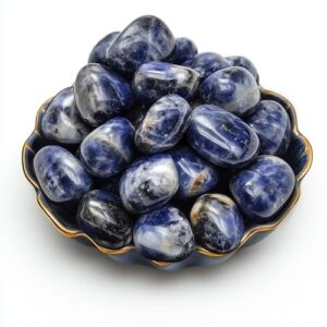 SigMntun Polished Stone Set Sodalite Crystals