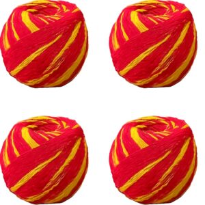 GD Handmade Mauli Kalawa Sacred Thread, 4 Rolls