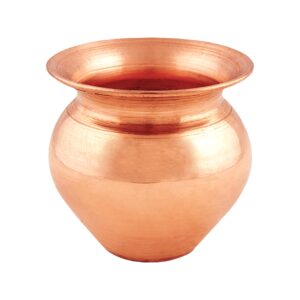 Shubhkart 100% Copper Kalash, 3.5 Inch Lota Pot