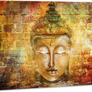 john psarris Gautama Buddha Framed Canvas, 5 Pieces