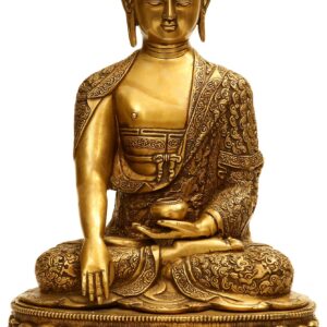 LZIMU Buddha Canvas Wall Art, Framed