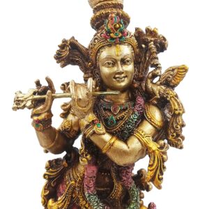 alikiki Hindu Krishna Idol on Lotus