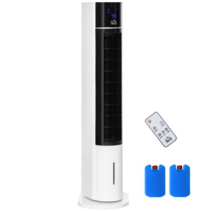 HOMCOM 3L Portable Evaporative Air Cooler - White
