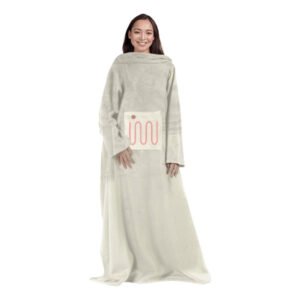 Mad Monkey 2000120 electric blanket Electric heated wrap Beige Fleece