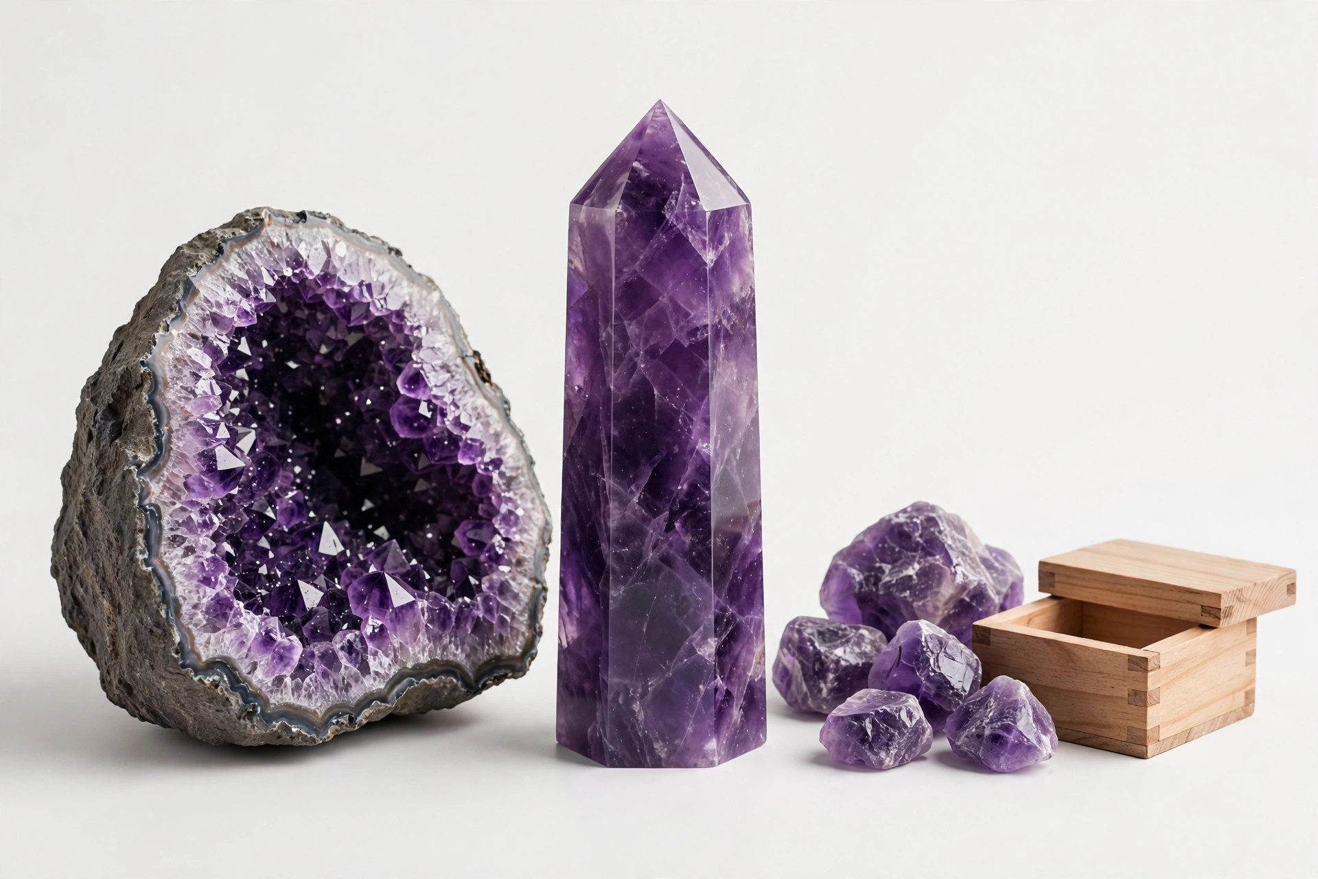 Anima Premium Amethyst Crystal Set