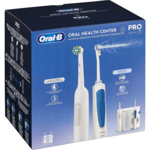 Oral-B Idropulsore Health Center Adult Rotating-oscillating toothbrush Blue, White