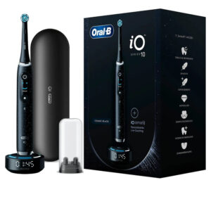 Oral-B iO Series 10 Electric Toothbrush, 7 Cleaning Modes for Dental Care, iOSense, Colour Display, Charging