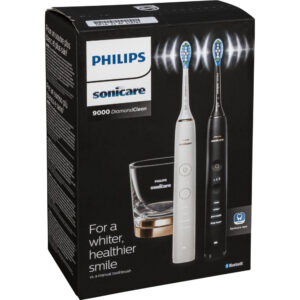 Philips Sonicare DiamondClean 9000 series DiamondClean 9000 HX9914/57 2-pack sonic electric toothbrush with