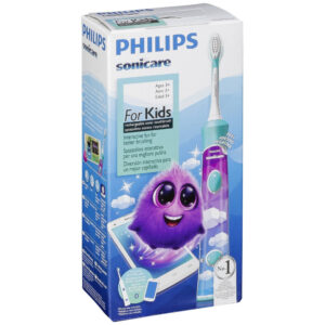 Philips Sonicare For Kids for Kids Connected HX6322/04 Rechargeable Sonic Electric Toothbrush